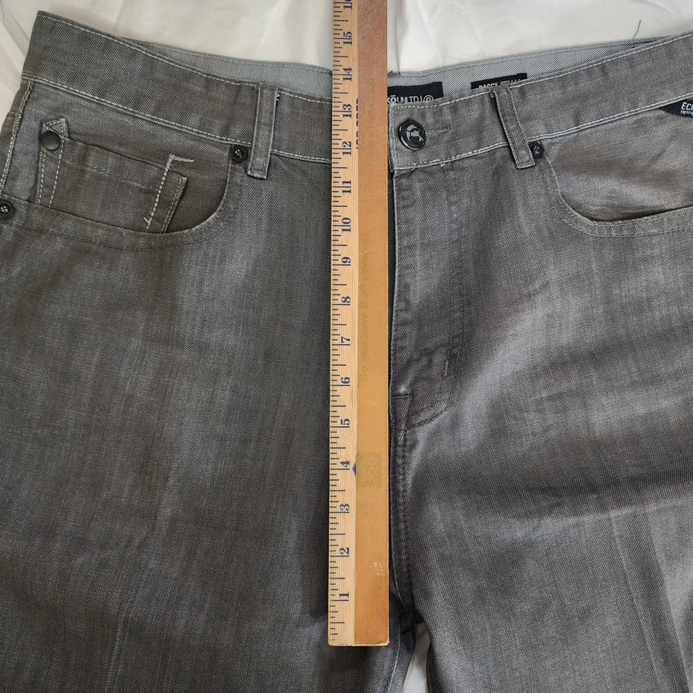 Vintage Ecko Unltd Jeans Mens 36X32 Gray Denim Baggy Fit‎ Hip Hop Skater Grunge